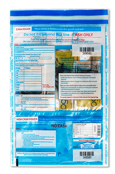 50 Pack Clear Nadex 9 x 12 Inch Tamper Evident Bank Deposit Bags with FRAUDSTOPPER Level 4 Security