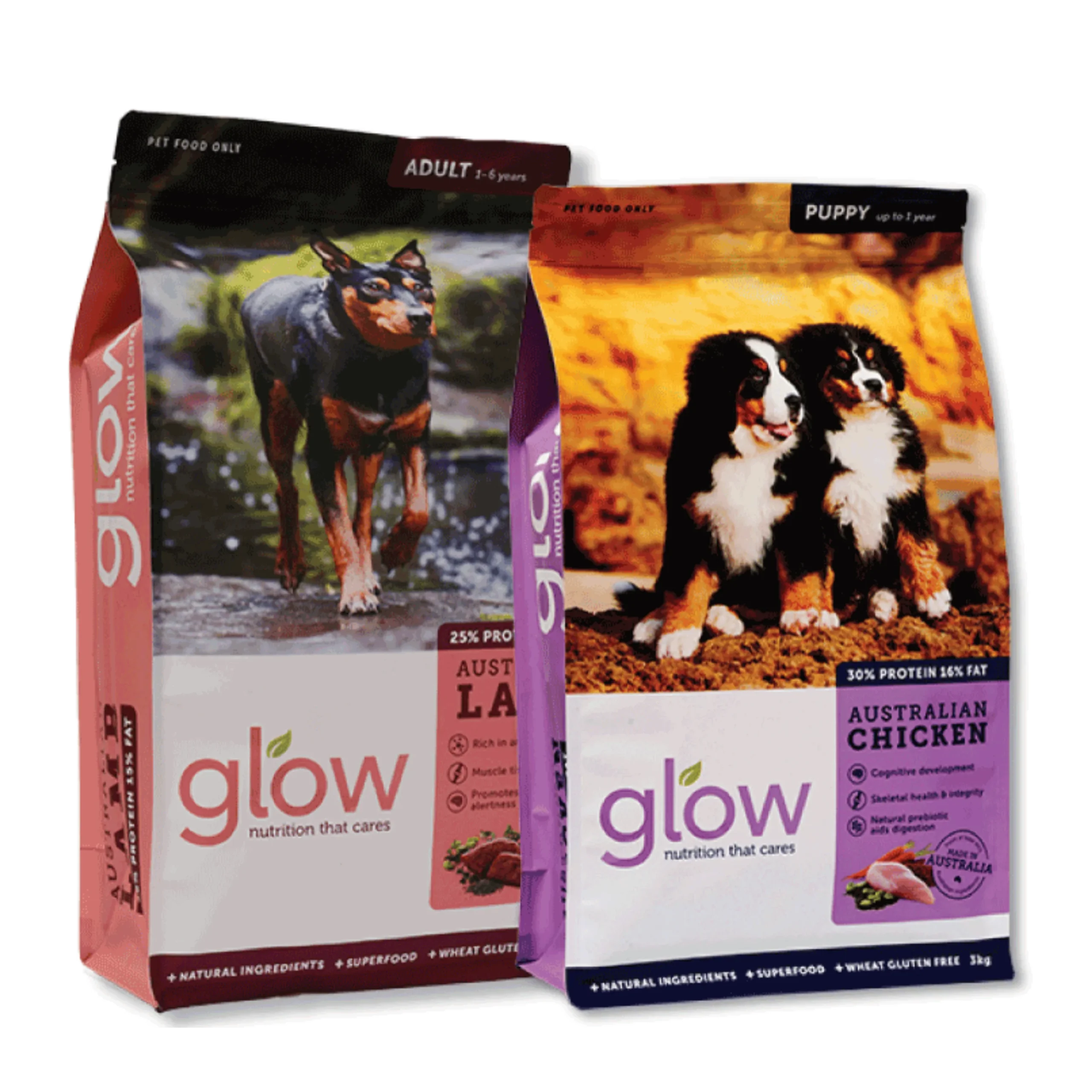 Flat Bottom Pouch - Glow Pet Food