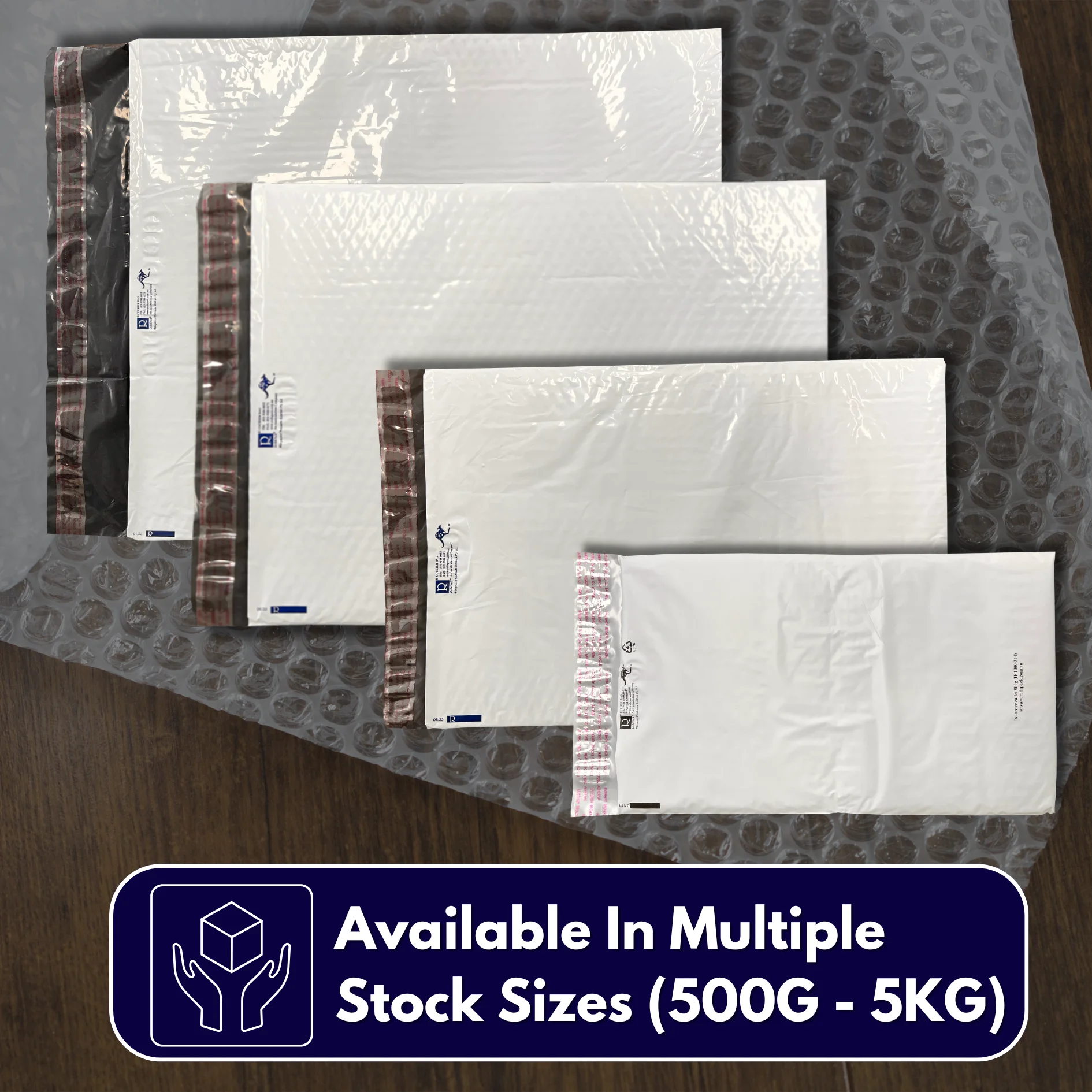 Padded Mailer Bags - Multiple Sizes Available.