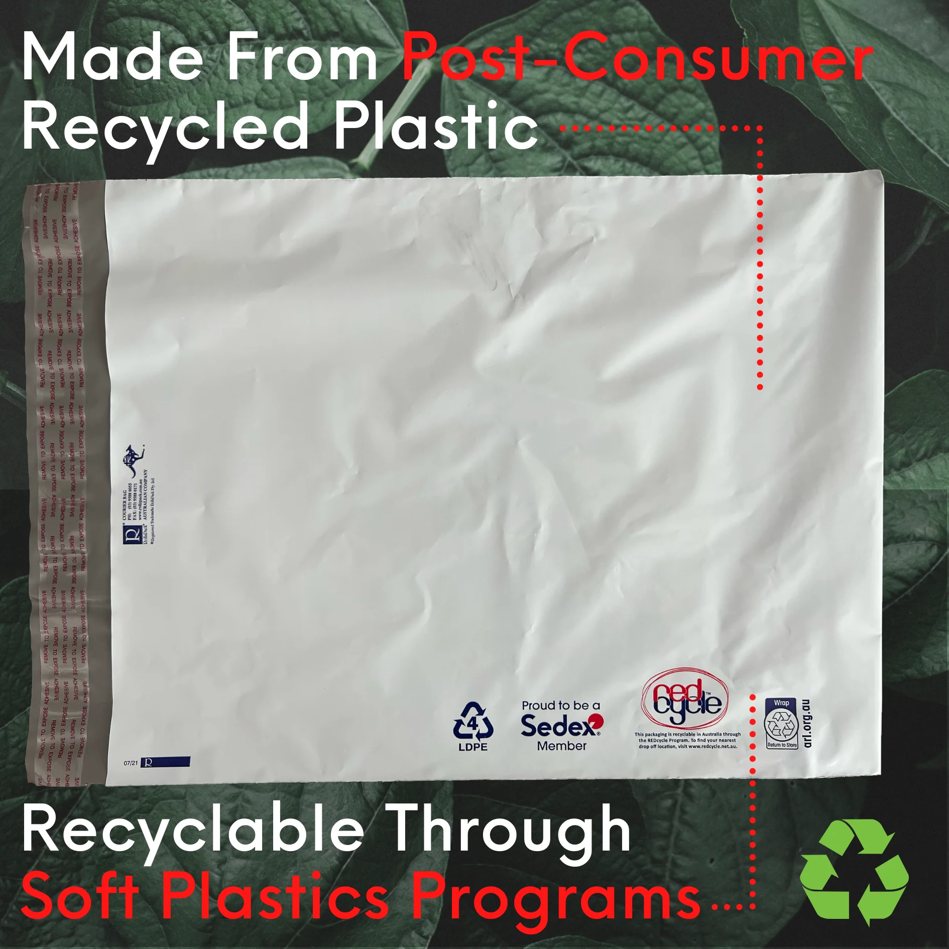 Post Consumer Waste Mailer - Features