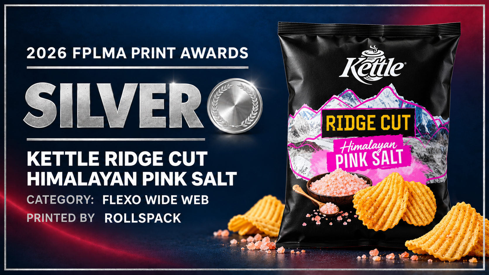 Kettle Ridge Cut Himalayan Pink Salt Silver Award packaging